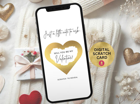 Digital Valentine’s Day Scratch Card