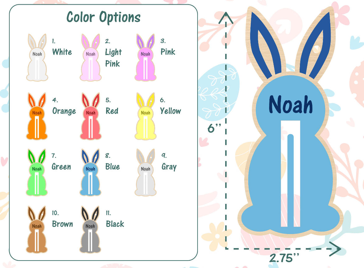 Easter Bunny Money Holder