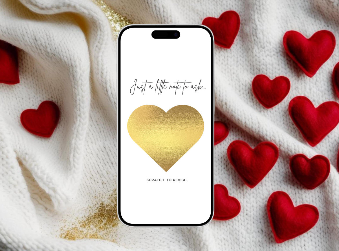 Digital Valentine’s Day Scratch Card