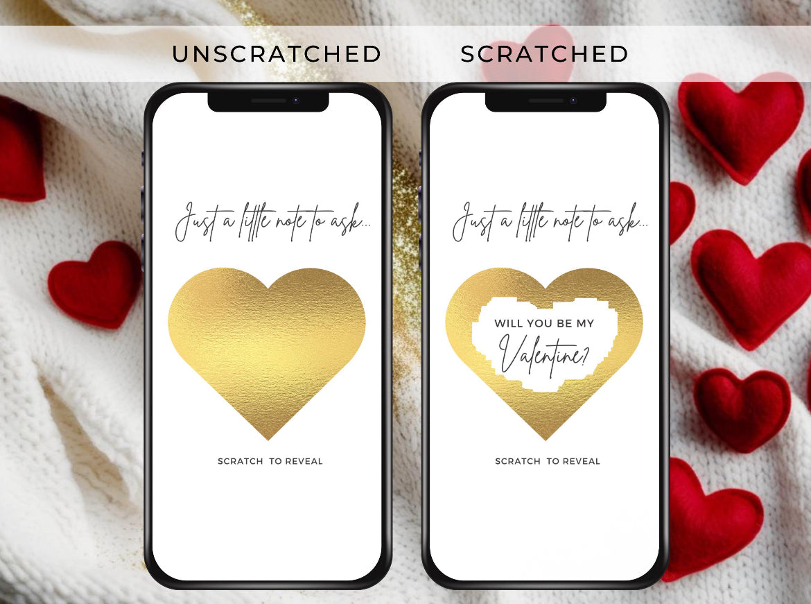 Digital Valentine’s Day Scratch Card
